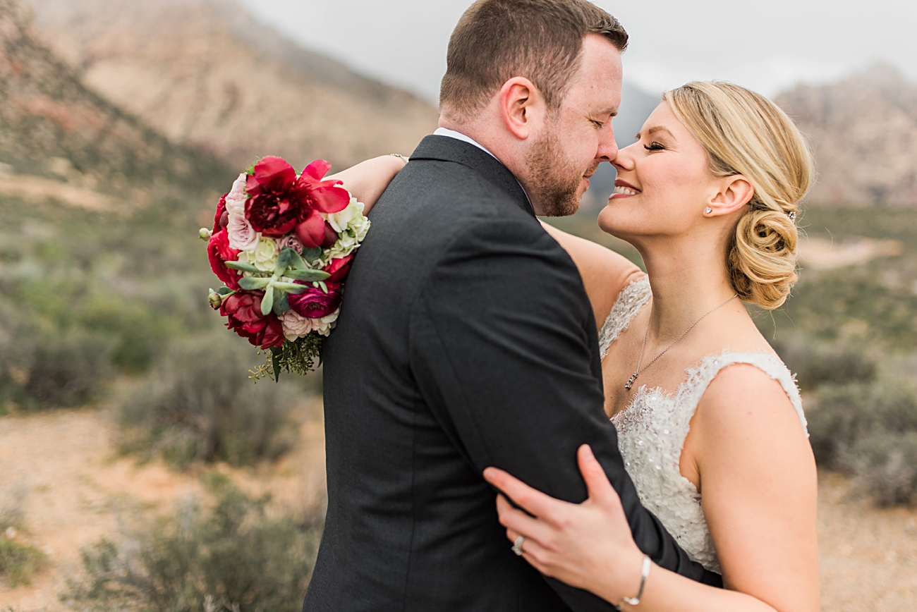 Romantic elopement in Red Rock Canyon, Nevada-Red Deer photographers-Raelene Schulmeister Photography